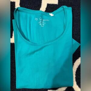 Chico's Vibrant Turquoise T-shirt